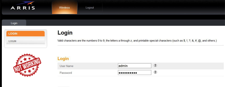 Arris Router Login Not Working Fix It Now